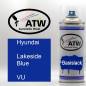 Preview: Hyundai, Lakeside Blue, VU: 400ml Sprühdose, von ATW Autoteile West.